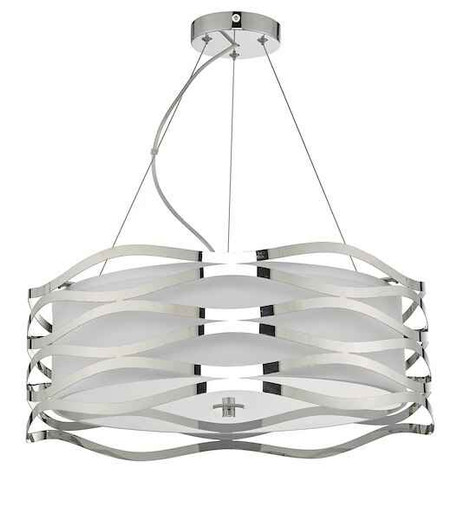 Mizella 3 Light Polished Chrome Pendant Light