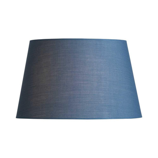 Oaks Lighting Cotton Drum Pacific Blue 30cm Shade Only 