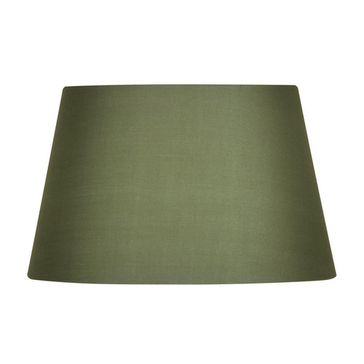 Oaks Lighting Cotton Drum Sage 30cm Shade Only 