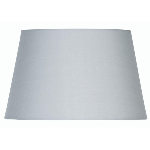 Oaks Lighting Cotton Drum Soft Grey 25cm Shade Only 