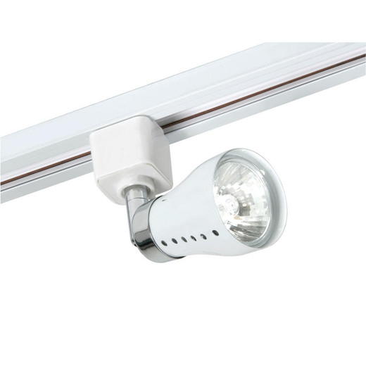 Oaks Lighting Milo White Adjustable Track Spotlight 