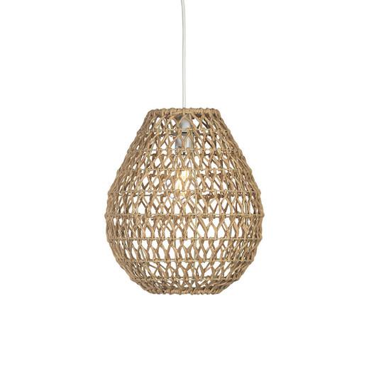 Oaks Lighting Linz Paper String Non Electric 23cm Easy Fit Pendant Light 