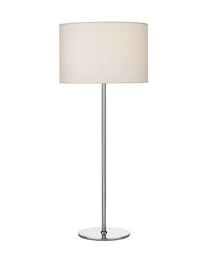 Rimini Satin Chrome Table Lamp Base Only