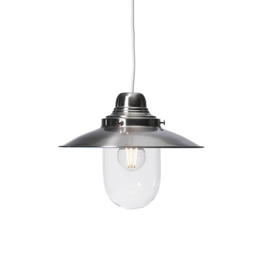 Oaks Lighting Pescar Satin Nickel Non Electric Easy Fit Shade Only