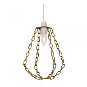Oaks Lighting Hara Gold Non Electric Easy Fit Shade Only