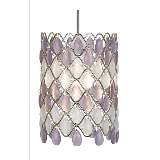 Oaks Lighting Moura Opaque and Clear Acrylic Easy Fit Shade Only