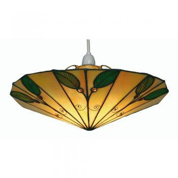 Oaks Lighting Leaf Non Electric Tiffany Easy Fit Shade Only