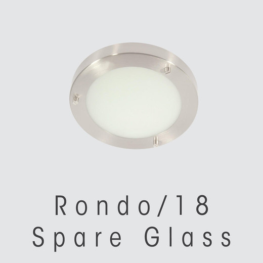 Oaks Lighting Rondo 18cm Replacement Glass Only 