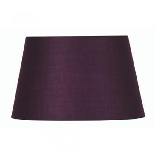 Oaks Lighting Cotton Drum Plum 15cm Shade Only 