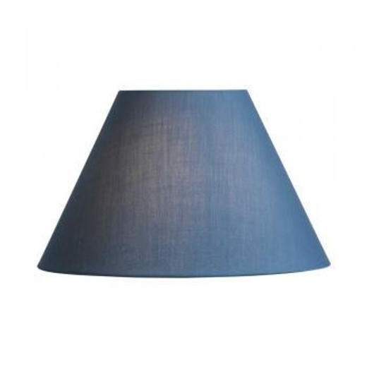 Oaks Lighting Cotton Coolie Pacific Blue 14cm Shade Only 