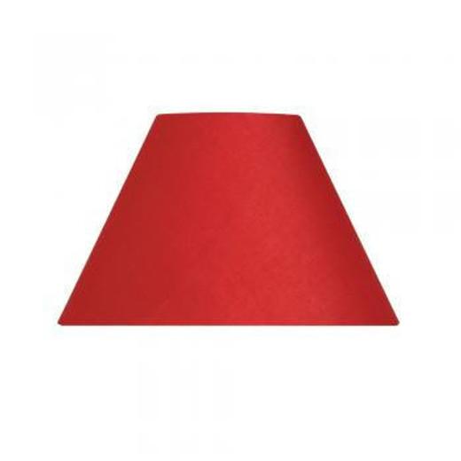 Oaks Lighting Cotton Coolie Red 14cm Shade Only 