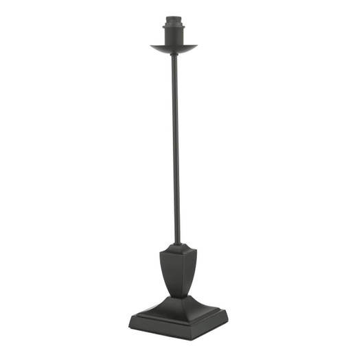 Dar Lighting Bessa Satin Black Base Only Table Lamp 