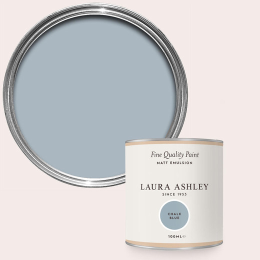 Laura Ashley Homeware Laura Ashley Chalk Blue 100ml Tester Pot 