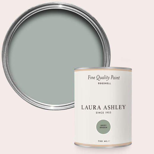 Laura Ashley Homeware Laura Ashley Grey Green 750ml Eggshell Paint 