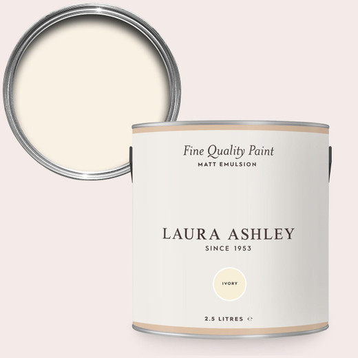 Laura Ashley Homeware Laura Ashley Ivory 2.5l Matt Emulsion Paint 