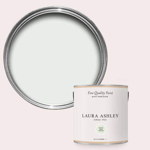 Laura Ashley Homeware Laura Ashley Duck Egg White 2.5l Matt Emulsion Paint 