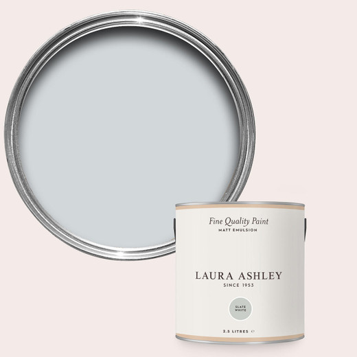 Laura Ashley Homeware Laura Ashley Slate White 2.5l Matt Emulsion Paint 