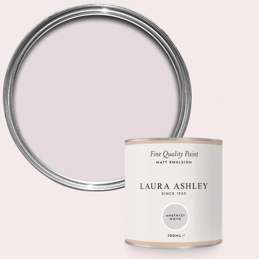 Laura Ashley Homeware Laura Ashley Amethyst White 100ml Tester Pot 