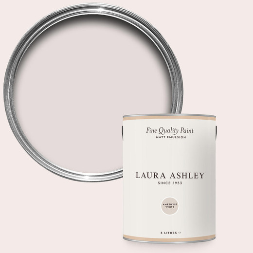 Laura Ashley Homeware Laura Ashley Amethyst White 5l Matt Emulsion Paint 