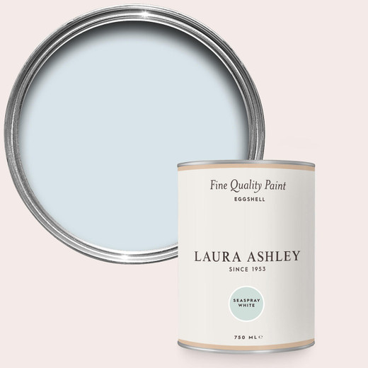 Laura Ashley Homeware Laura Ashley Seaspray White 750ml Eggshell Paint 