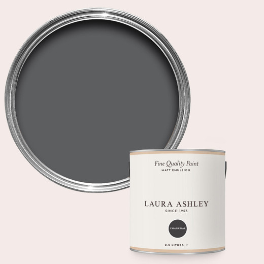 Laura Ashley Homeware Laura Ashley Charcoal 2.5l Matt Emulsion Paint 