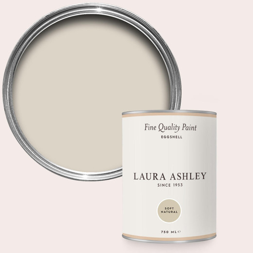 Laura Ashley Homeware Laura Ashley Soft Natural 750ml Eggshell Paint 