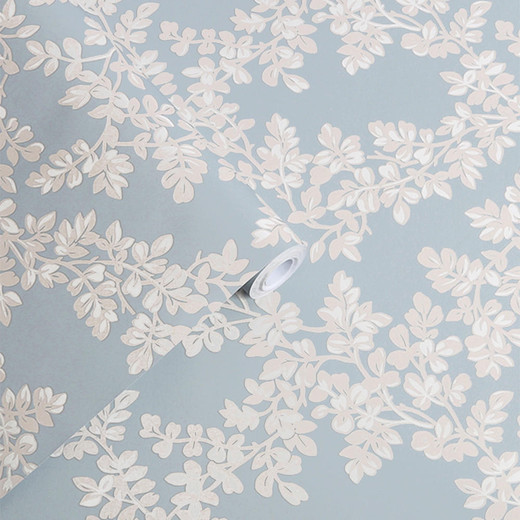 Laura Ashley Homeware Laura Ashley Pale Seaspray Burnham Wallpaper 