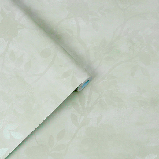 Laura Ashley Homeware Laura Ashley Eau de Nil Eglantine Silhouette Wallpaper 