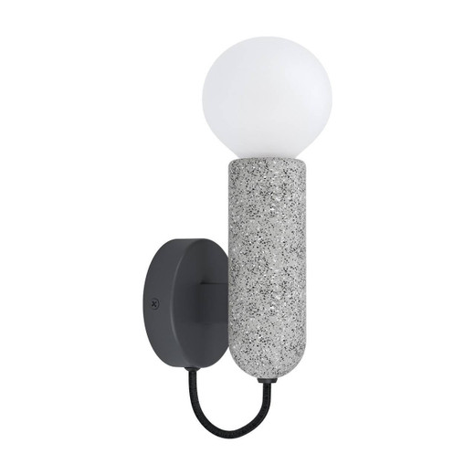 Eglo Lighting Giaconecchia Grey with Anthracite Wall Light - Clearance 