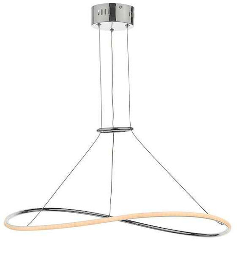 Lisette Polished Chrome LED Pendant Light