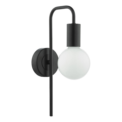 Dena Matt Black Wall Light