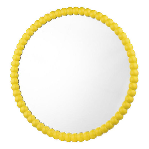 Dar Lighting Ruan Yellow Round 70cm Mirror 