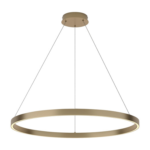Rim Brass 80cm LED Ringed Pendant Light