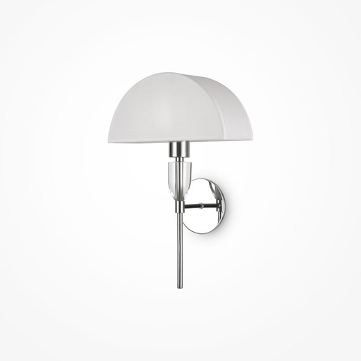Maytoni Prima Chrome with White Diffuser Wall Light 