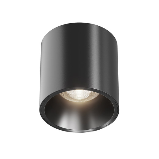 Alfa LED Black Dimmable 12W 4000K Surface Downlight