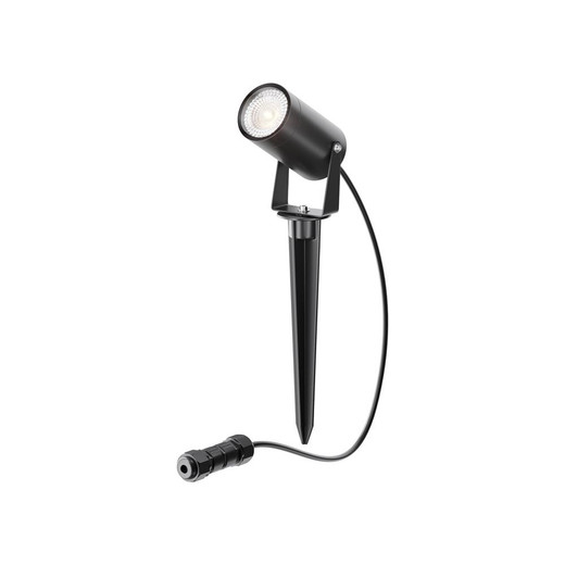 Maytoni Scope Black Adjustable Head IP65 Spike Ground Spotlight 