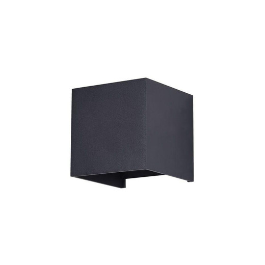 Maytoni Fulton Black Square IP54 LED Wall Light 