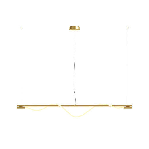 Maytoni Tau Gold 21W LED Bar Pendant Light 