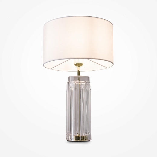 Maytoni Muse Gold with White Shade Table Lamp 