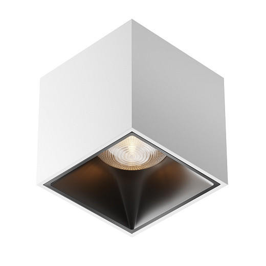 Maytoni Alfa LED White Square 12W 3000K Surface Downlight 