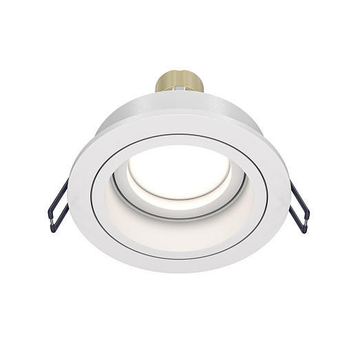 Maytoni Atom White Adjustable Round 4cm Ceiling Recessed Light 
