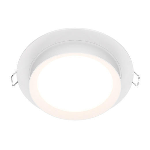 Maytoni Hoop White Round Diffuser Recessed Light 