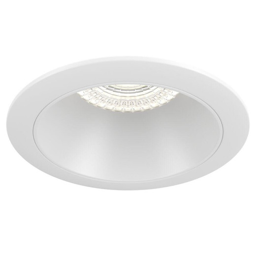 Maytoni Share White 15W Round Ceiling Recessed Light 