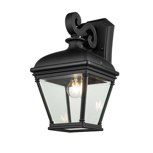 Elstead Lighting Bayview Black 42cm IP44 Wall Light 