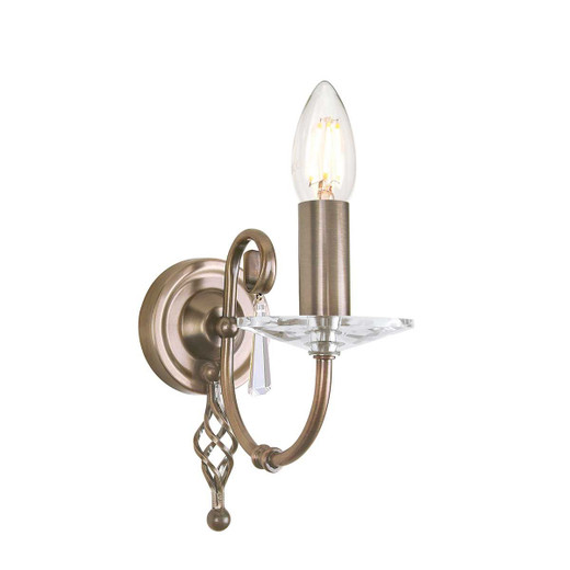 Aegean Aged Brass Wall Light