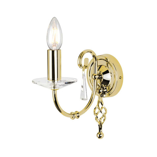 Aegean Polished Brass Wall Light