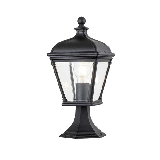 Elstead Lighting Bayview Black IP44 Top Post Light 