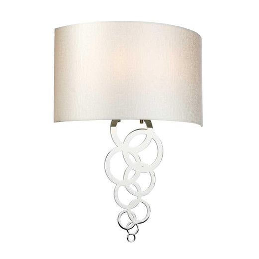 Elstead Lighting Curtis 2 Light Polished Chrome Wall Light 