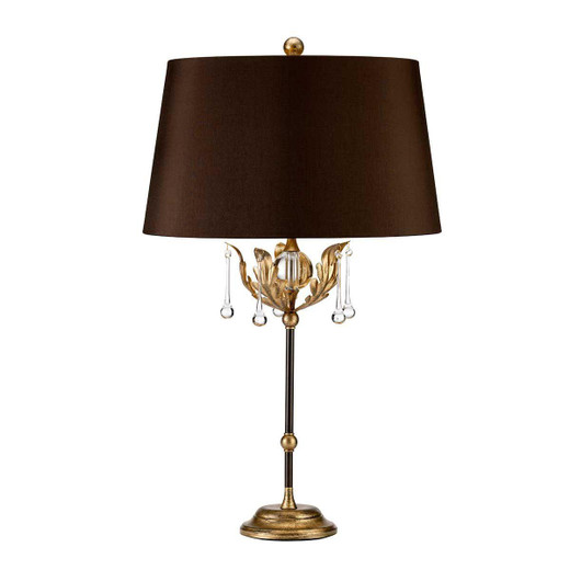 Elstead Lighting Amarilli Gold with Bronze Shade 19cm Table Lamp 