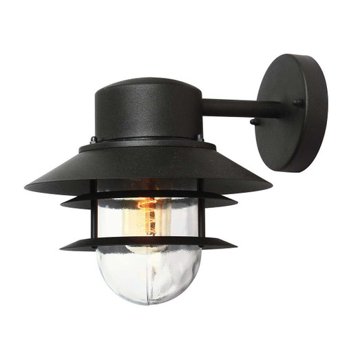 Elstead Lighting Copenhagen Black IP44 Wall Light 